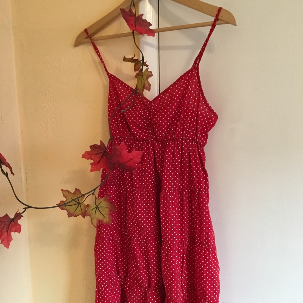 H&M Red Polka Dot Dress